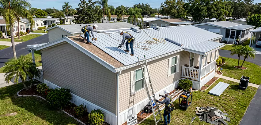 Mobile Home Metal Roof Replacement in San Ysidro
