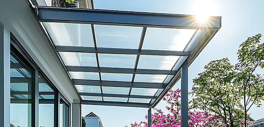 Glass Patio Roof Installation in San Ysidro