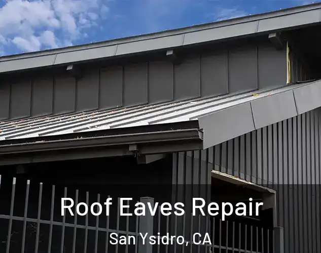  Roof Eaves Repair San Ysidro, CA