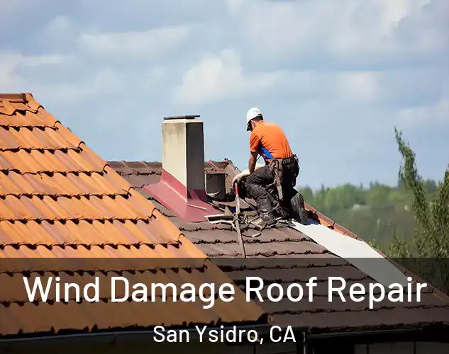  Wind Damage Roof Repair San Ysidro, CA